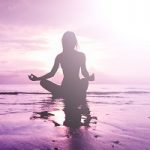 Meditating by the water